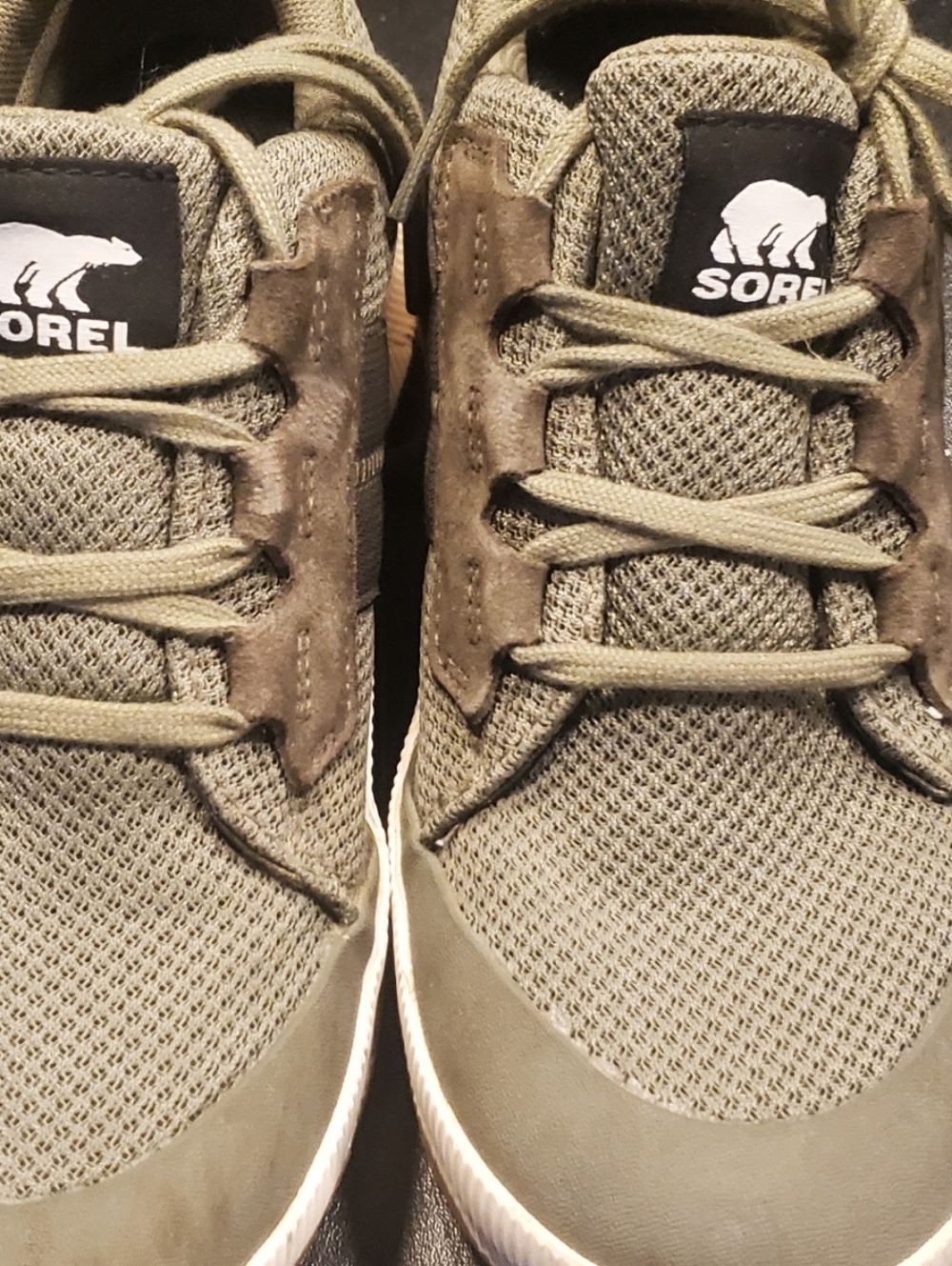 Sorel Out N About Sneakers Stone Green Size 7.5W
